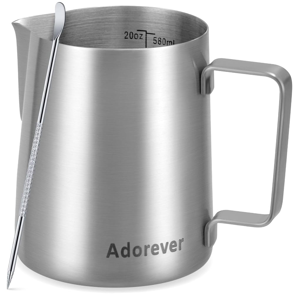 Milk pitcher selection