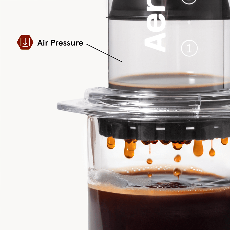 AeroPress air pressure brewing