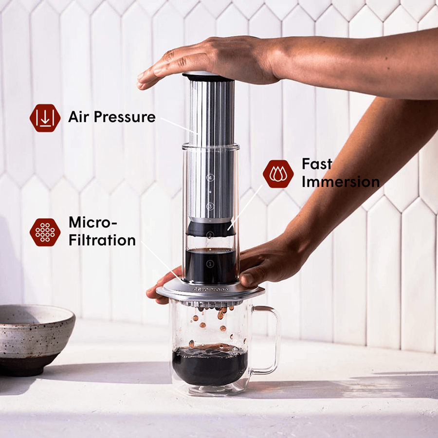 AeroPress brewing