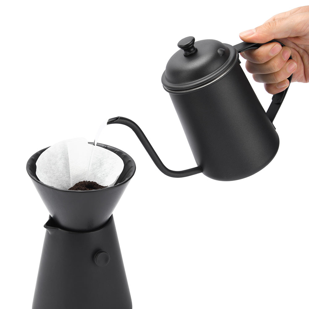 Pour-over pouring technique