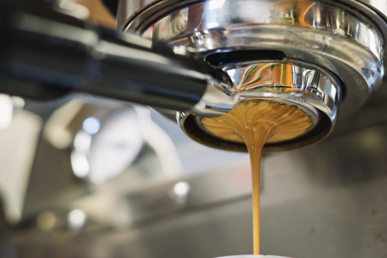 Espresso shot with crema